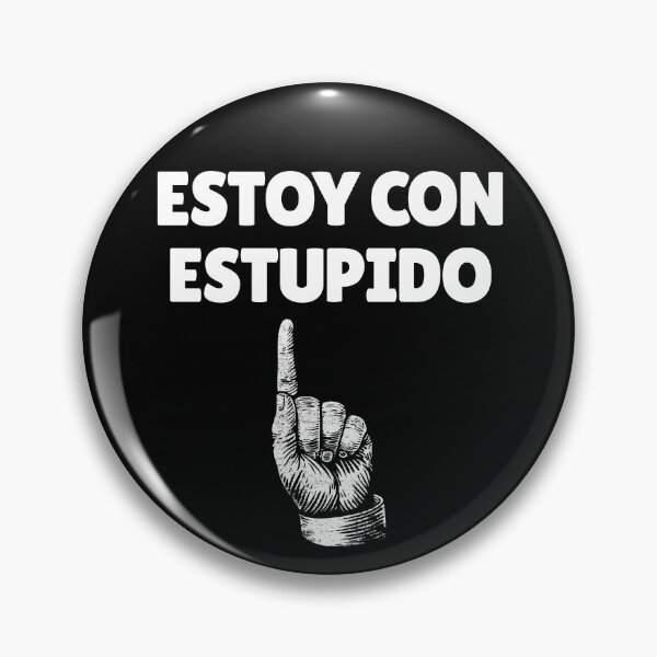 Item preview, Estoy Con Estupido Spanish Finger Pointing Up I'm Stupid Gear designed and sold by DynamicDesign.