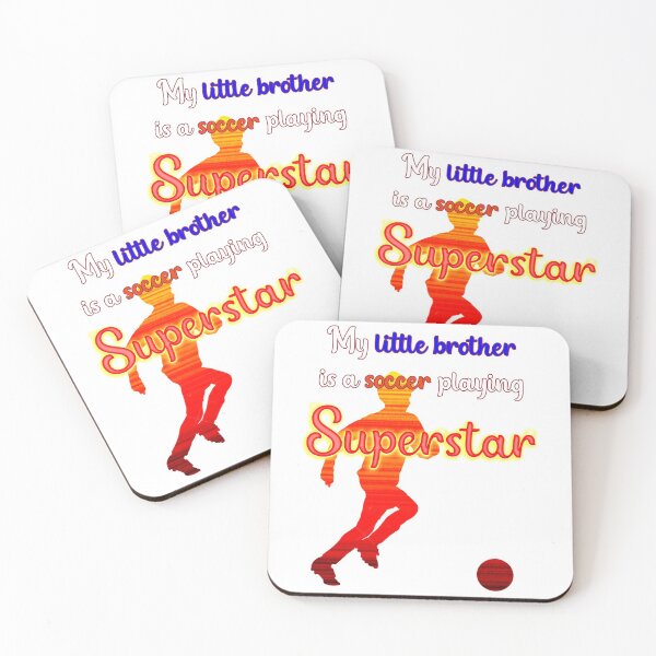 Item preview, Big Brother or big sister Soccer Fan for little brother soccer Superstar  designed and sold by HazardPaay.