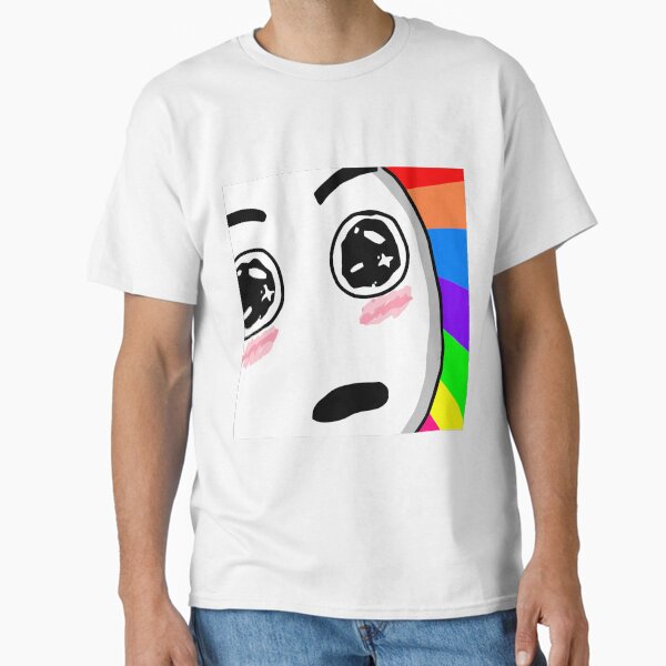 Vista previa del artículo con la obra «Cara de meme Wow», diseñado y vendido por Nathan26.