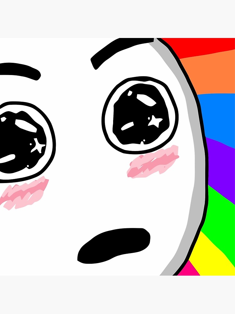 Wow meme face" Poster for Sale by Nathan26 | Redbubble