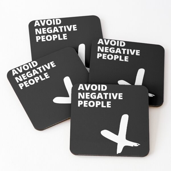 Item preview, Avoid Negative people with X  designed and sold by JamesScottArt.