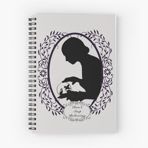 Item preview, Silhouette Young Woman  With Fairy Princess and Pegasus| Victorian Frame| Motivational Quote| Banner| Victorian Wall Art| Halloween Wall Art designed and sold by Monica Laipple.