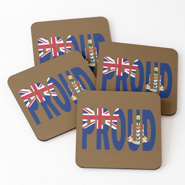 Item preview, The Cayman Islands Flag Design in The Word Proud - Soca Mode designed and sold by Soca-Mode.