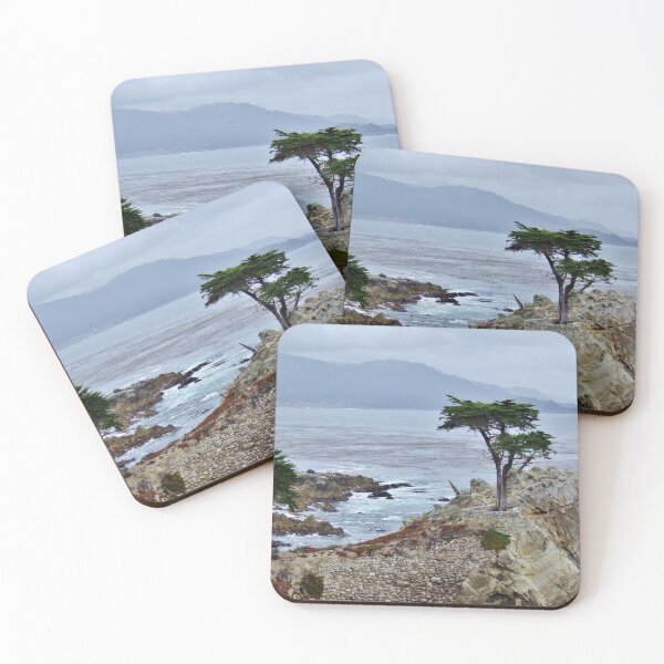 Item preview, The Lone Cypress in Morning Fog designed and sold by shirleyarment.
