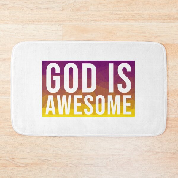Item preview, Copy of God is Awesome - Christian Quote - Colorful designed and sold by ChristianLife.