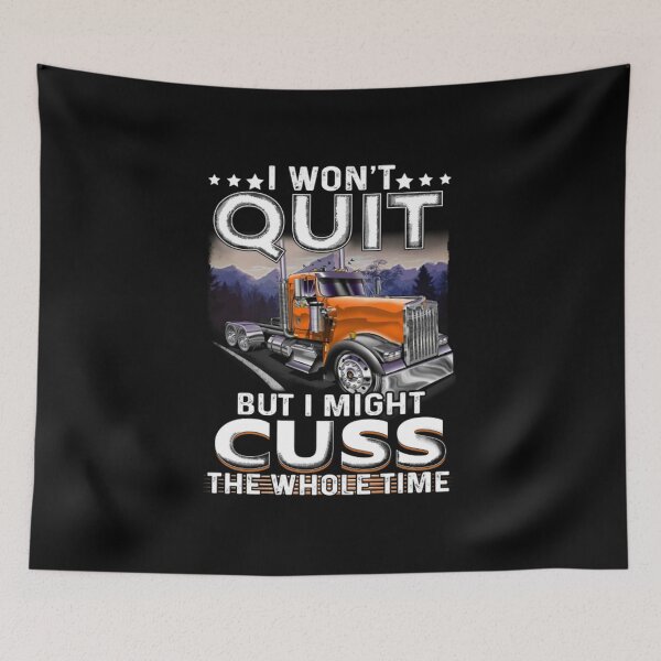 Item preview, I won_t quit but I might cuss the whole time. designed and sold by Noput1951.
