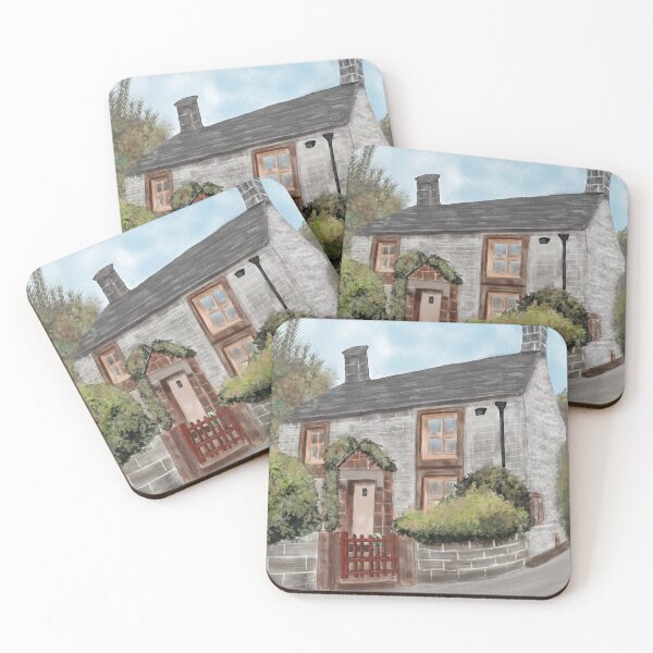 Item preview, Old house london style watercolor  designed and sold by sarashzt.