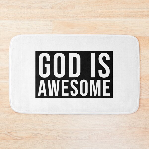 Item preview, God is Awesome - Christian Quote designed and sold by ChristianLife.