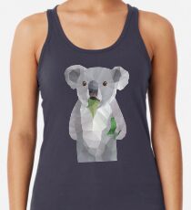 Koala mit Koalafication Polygon Art Tanktop für Frauen