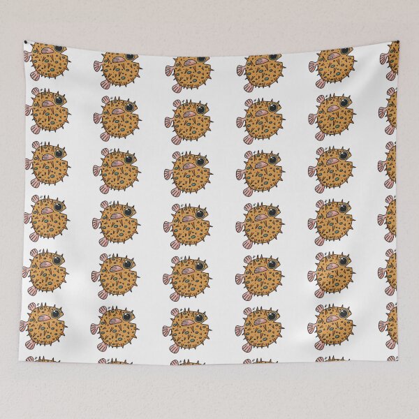 Item preview, Yellow Puffer Puffer Fish designed and sold by EmpressIguana.