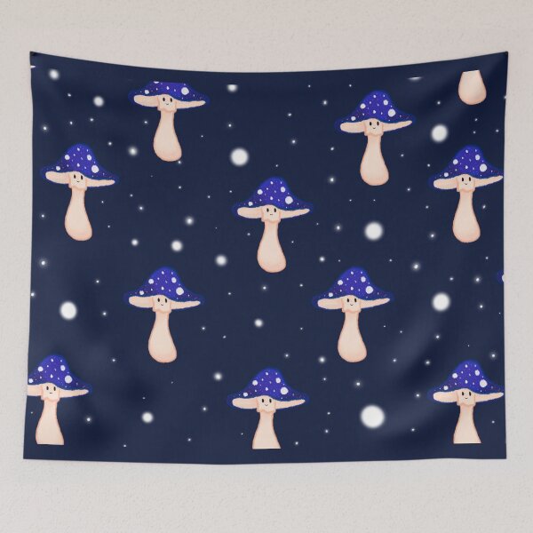 Item preview, Celestial Blue Amanita Muscaria Mushroom  designed and sold by KaitLouise.