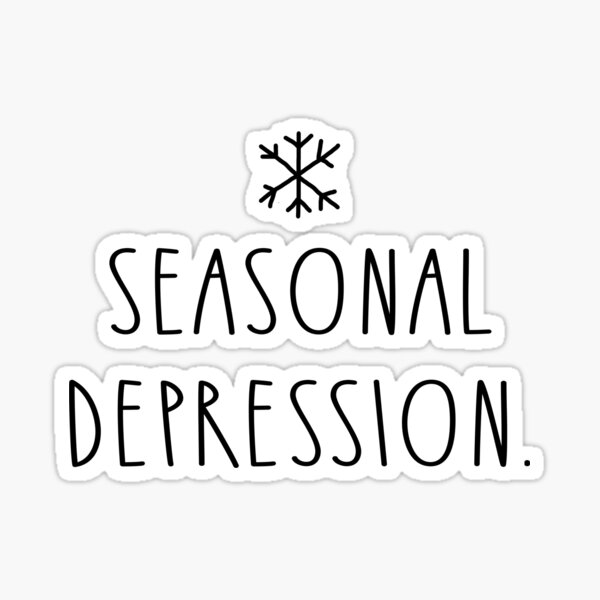 Rae Dunn Inspired Seasonal Depression Sticker
