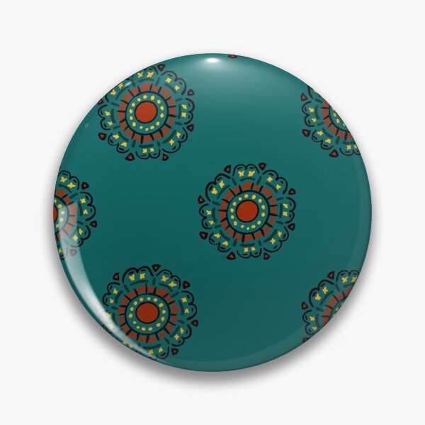 Item preview, Teal medallion designed and sold by Moodyworks.
