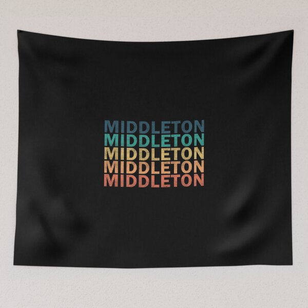 Item preview, Middleton Name T Shirt - Middleton Vintage Retro Middleton Name Gift Item Tee designed and sold by cattontawn.