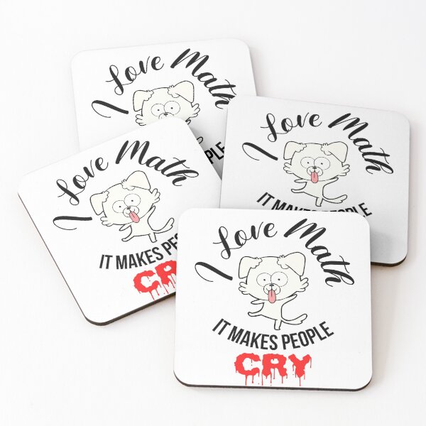 Item preview, I love math it makes people cry, I love math funny, gift for math teachers designed and sold by 732Studio.