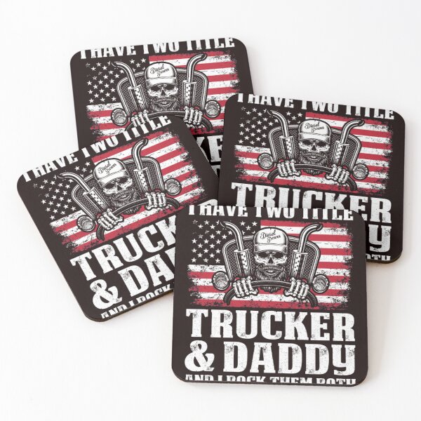 Item preview, I Have Two Title Trucker And Daddy Proud Trucker T Shirts For Trucker Gift For Trucker Family designed and sold by Noput1951.