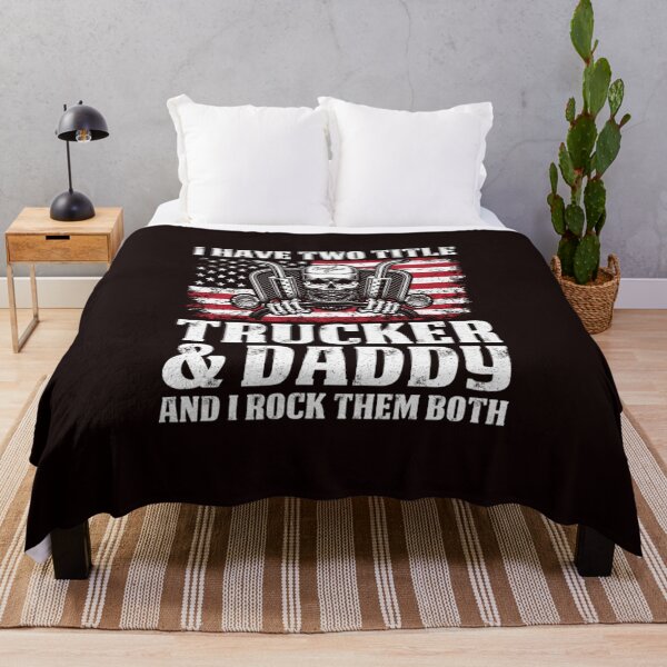 Item preview, I Have Two Title Trucker And Daddy Proud Trucker T Shirts For Trucker Gift For Trucker Family designed and sold by Noput1951.