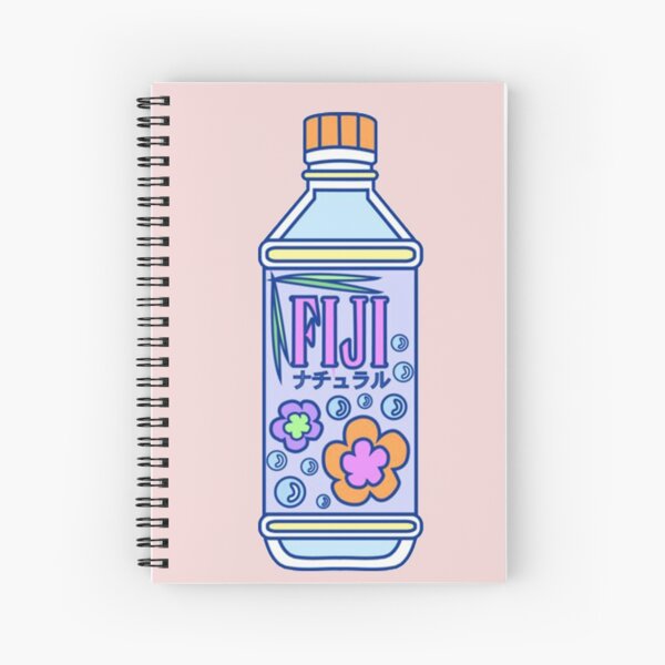 Vsco preppy Fiji water bottle Spiral Notebook for Sale by