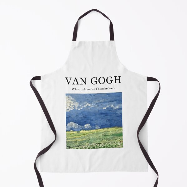 Item preview, Van Gogh Wheatfield under Thunderclouds designed and sold by ind3finite.