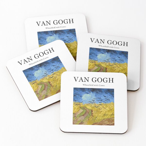 Item preview, Vincent Van Gogh Wheatfield with Crows designed and sold by ind3finite.