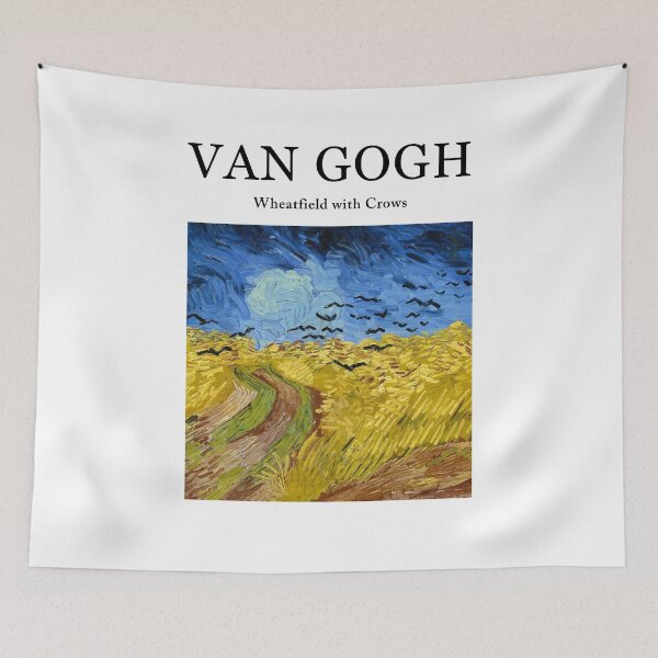Item preview, Vincent Van Gogh Wheatfield with Crows designed and sold by ind3finite.