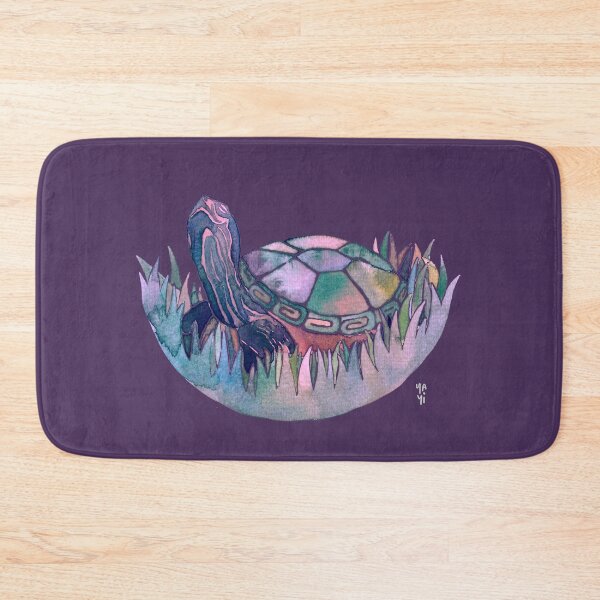 Item preview, Happy boho purple turtle designed and sold by Yayilustra.