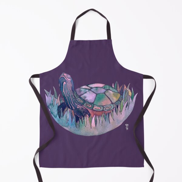 Item preview, Happy boho purple turtle designed and sold by Yayilustra.