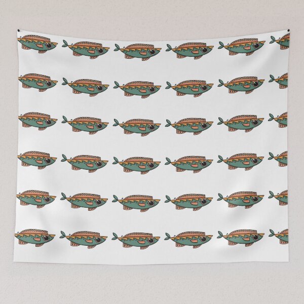 Item preview, Carmelo the Long Fish designed and sold by EmpressIguana.