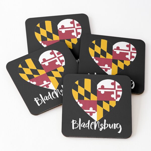 Item preview, I Love Bladensburg Maryland MD Flag Heart Gift Souvenir Premium  designed and sold by JethroShop.