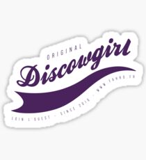 DISCOWGIRL STICKER Sticker