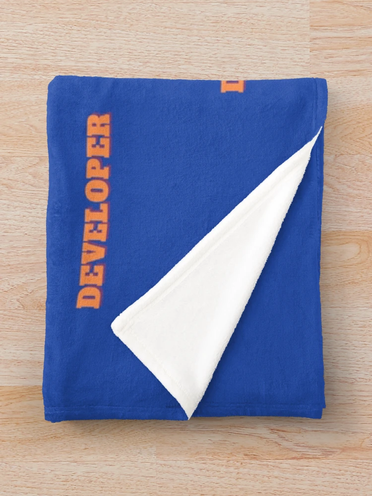Thumbnail 3 of 6, Throw Blanket, Developer |Coding/Coder software engineer developer programmer geek coder STEM designed and sold by brinikki.
