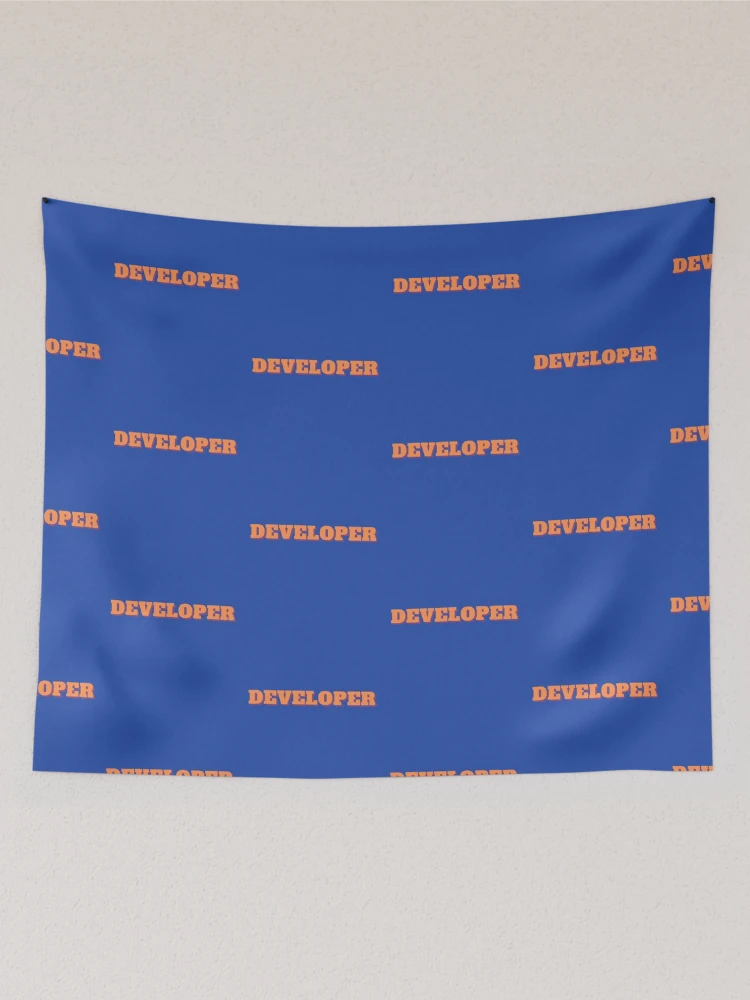 Thumbnail 2 of 3, Tapestry, Developer |Coding/Coder software engineer developer programmer geek coder STEM designed and sold by brinikki.