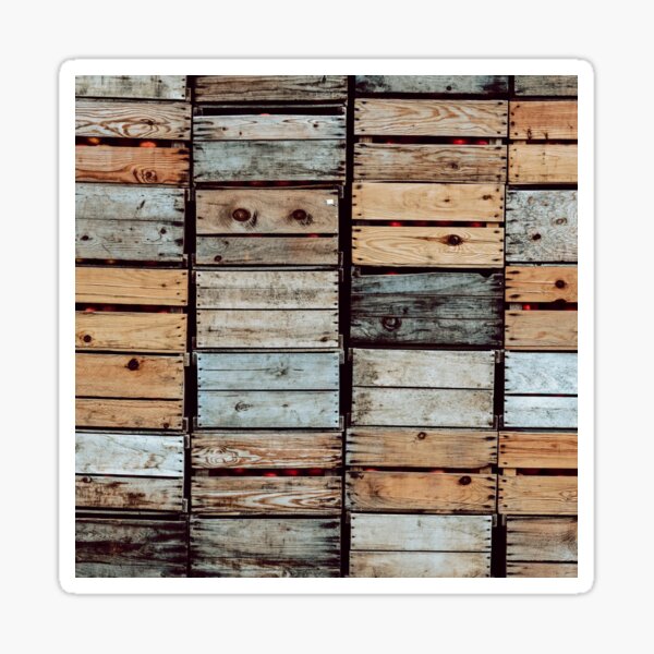 Wooden Crates Sticker