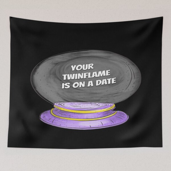 Item preview, YOUR TWINFLAME IS ON A DATE  designed and sold by RetroPlaceee.