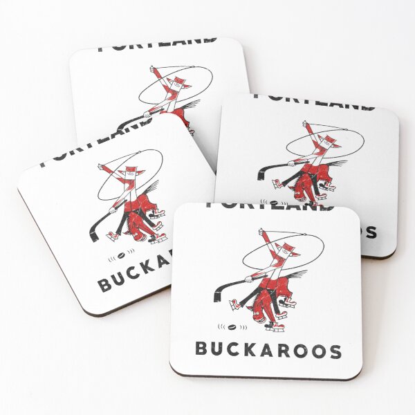 Artikelvorschau, Portland Buckaroos PCHL/NWHL/WHL/WIHL Hockey Vintage Logo entworfen und verkauft von A Little Bit of Everything.