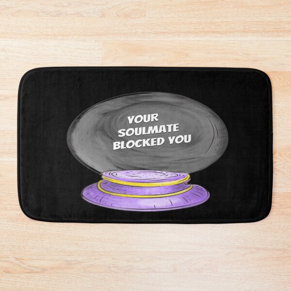 Item preview, YOU SOULMATE BLOCKED YOU STICKERS  designed and sold by RetroPlaceee.