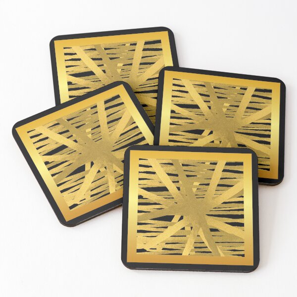 Item preview, GOLD STARBURST ABSTRACT #5 ORIGINAL DESIGN designed and sold by EllieMonroe.