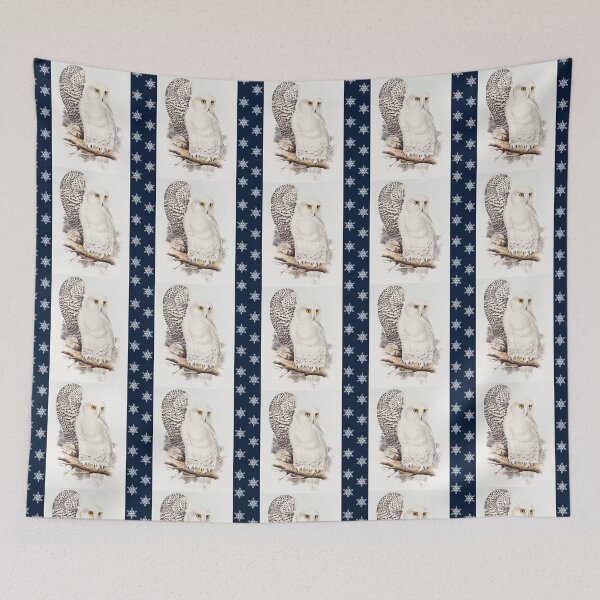 Item preview, Snow Owls Falling Snowflakes designed and sold by livnitup68.