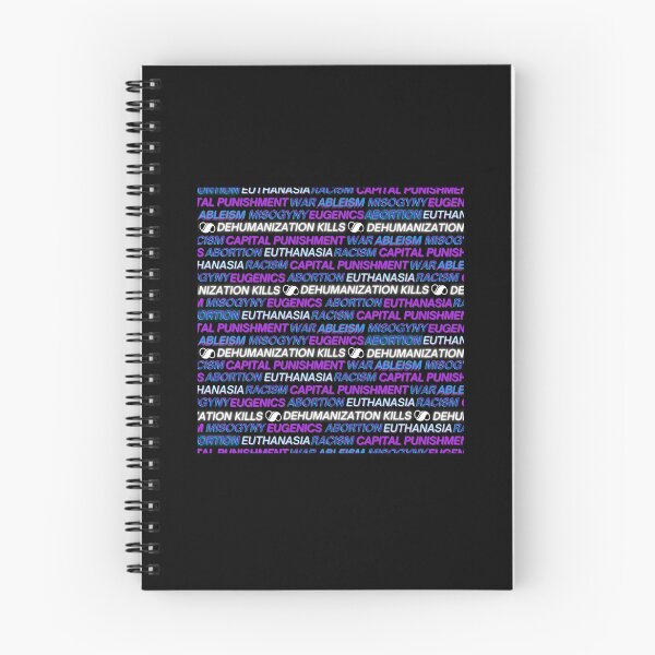 Item preview, Dehumanization Kills (Black Border) designed and sold by Consistent Life  Network.