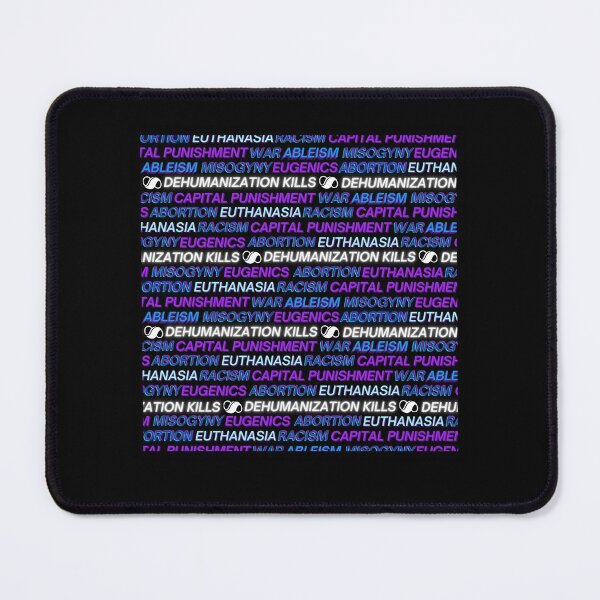 Item preview, Dehumanization Kills (Black Border) designed and sold by Consistent Life  Network.
