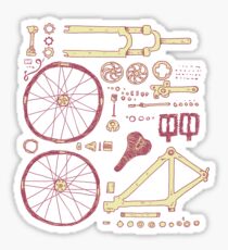 Bicycle Parts Sticker