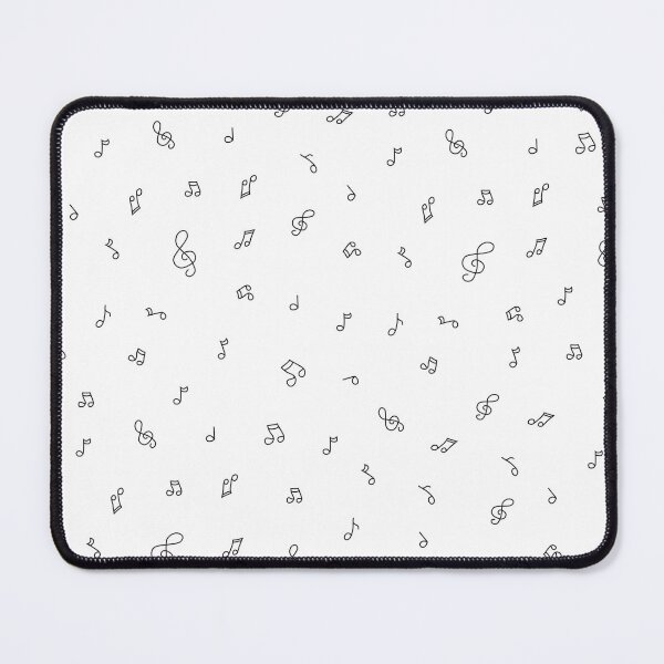 Item preview, Music Notes Black Art Print designed and sold by lineartdesigns.