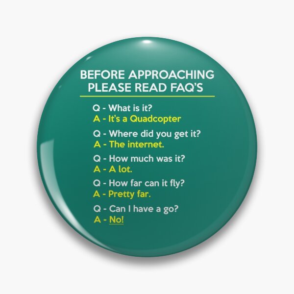 Item preview, Quadcopter Drone Flying Questions FAQ designed and sold by SuatSerdar.