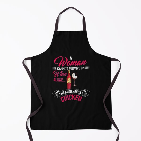 Item preview, Survive On Wine Alone She Also Needs Chicken designed and sold by Considinec.