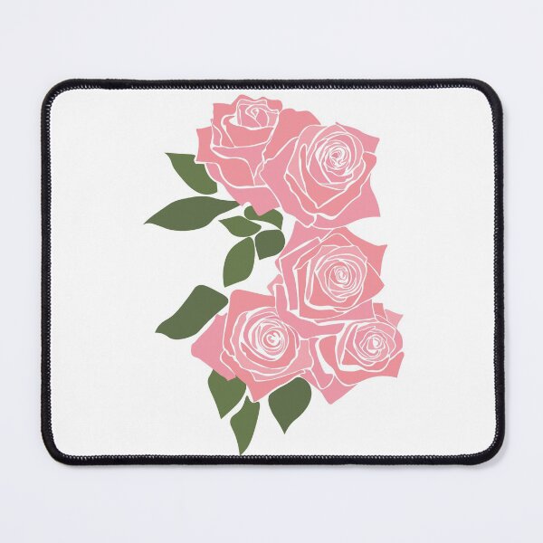 Item preview, Coming Up Roses Digital Art Print designed and sold by lineartdesigns.