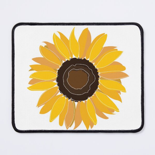 Item preview, Stand Out Sunflower Digital Art Print designed and sold by lineartdesigns.