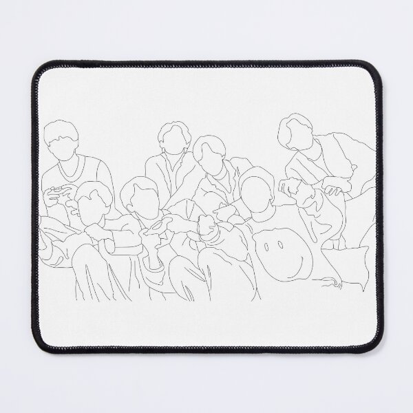 Item preview, Life Goes On Black Outline Print on White designed and sold by lineartdesigns.