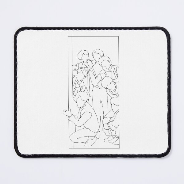 Item preview, Magic Shop Black Outline Print on White designed and sold by lineartdesigns.
