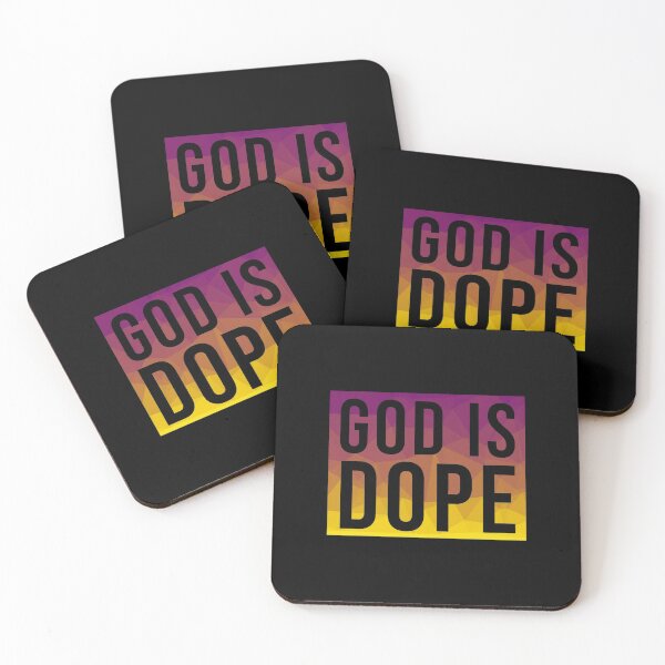 Item preview, God is Dope - Christian Quote - Colorful designed and sold by ChristianLife.
