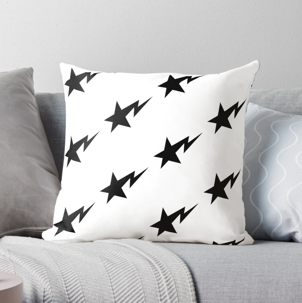  Luxape Pillowcase - 18in - Hypebeast Room Decor - Off White  Room Pillow Cover - Hype Beats Pillows - Black and White Pillows - Bape  Decorations - Hypebeast Pillow : Home & Kitchen